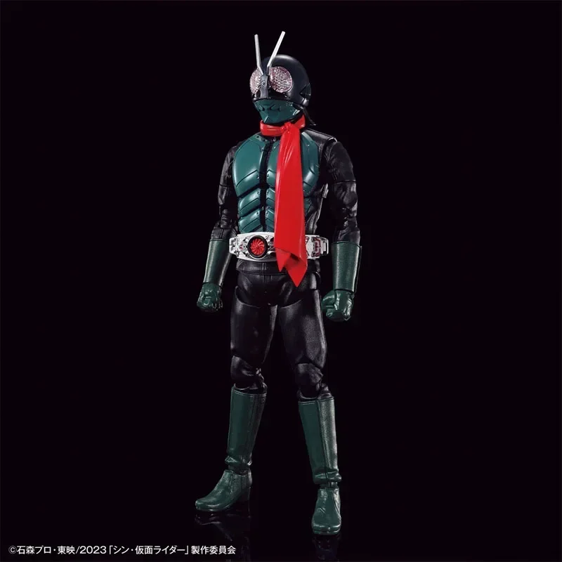 Bandai Genuine Figure Masked Rider Model Kit Figure-rise Standard Shin Masked Rider Collection Assembly Model Action Figure Toys