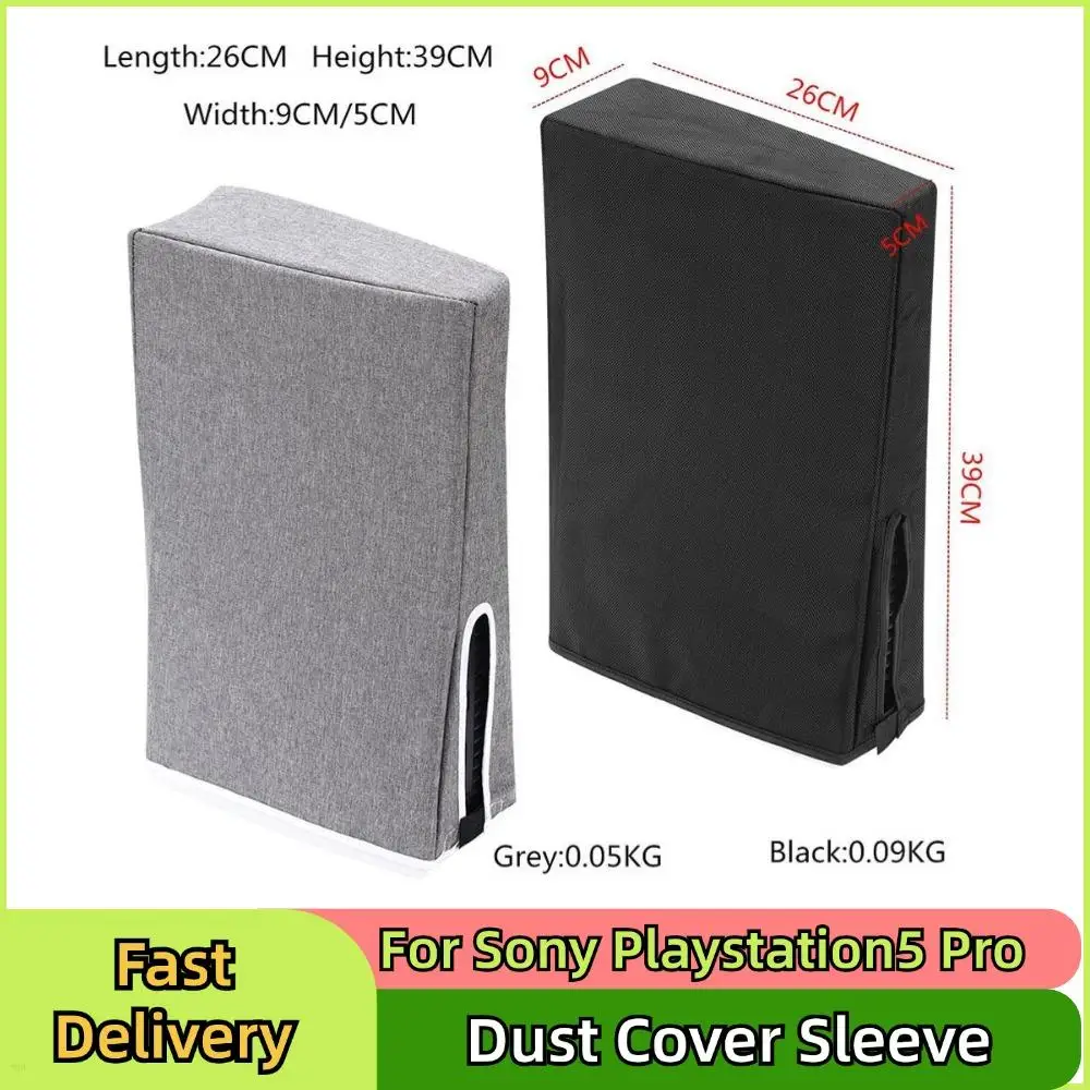 For PS5 Pro Dust Cover Sleeve Gaming Console Horizontal Dust Cover Dustproof Shell Protective Sleeve For Sony Playstation5 Pro