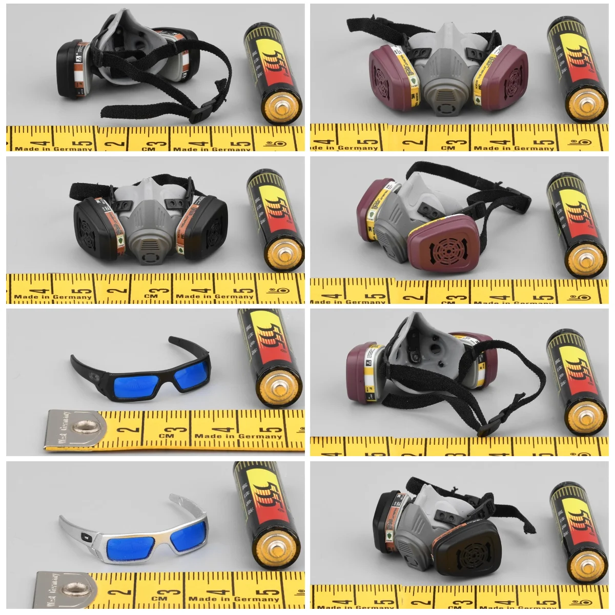 

1/6 Easy&Simple ES 06043 Mini Toys Weapon Model Face Gas Model Mask Sunglasses Watch Accessories For 12" Scene Component DIY