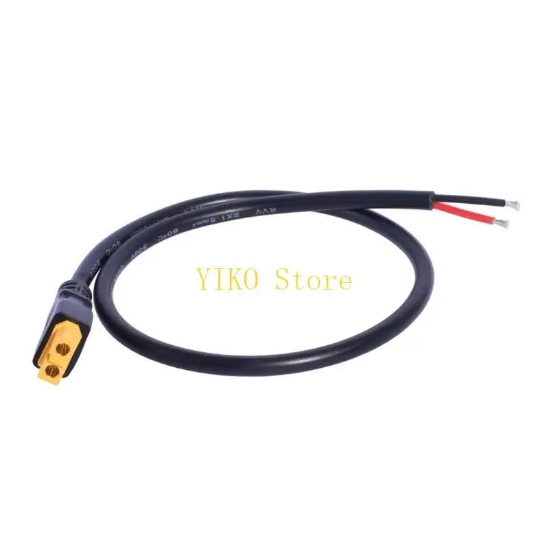 K32C 50cm Total Length 14AWG XT60 Female Connector Cable Connection Cord for UAV Aircraft Devices and Solar Panel