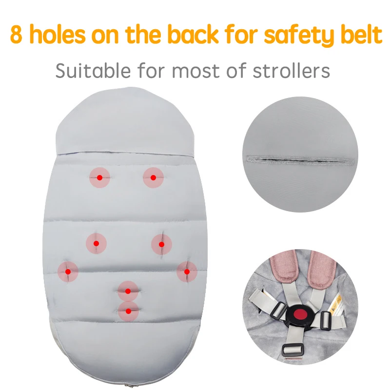 PANGDUpunSac de couchage universel pour bébé, optique, enveloppe d'hiver pour nouveau-nés, chancelière pour poussette, 0-12 mois, sacs de couchage pour nouveau-né