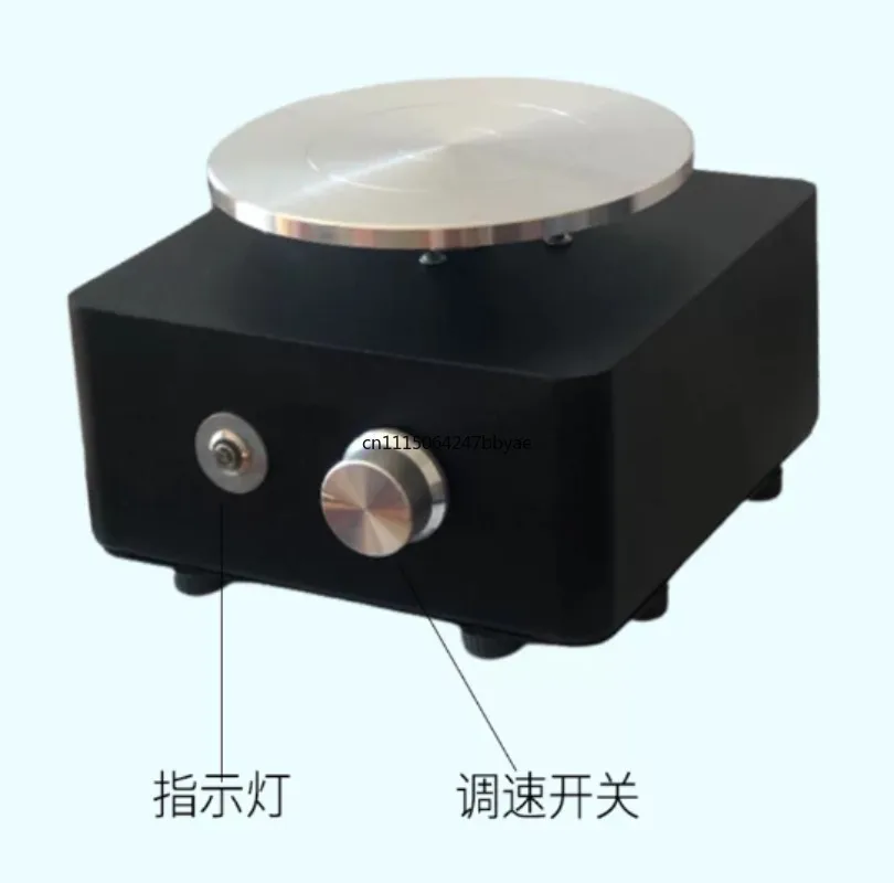 For Rechargeable Mini Pottery Turntable 0‑160RPM 1500MA New Black Box Pulling Machine for Art Craft Ceramic Clay Work
