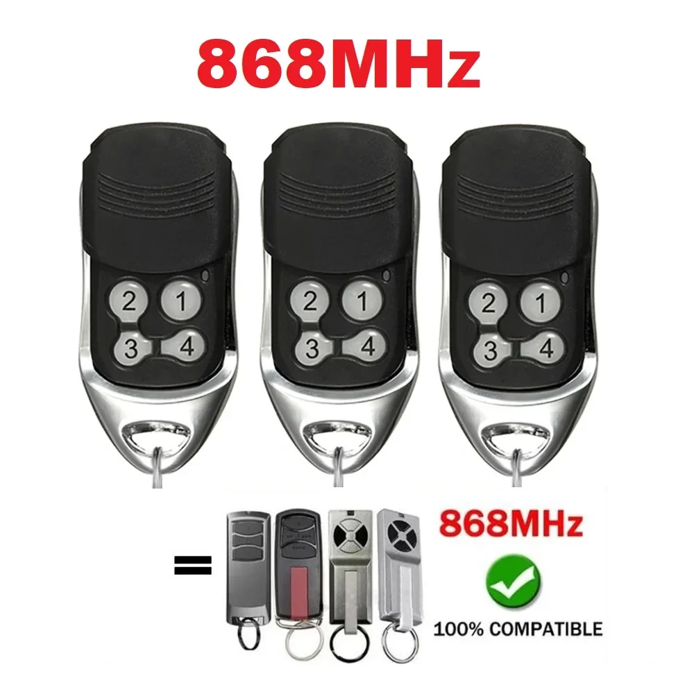 Compatible Liftmaster TX4EVF TX2REV TX4REV TX4REVF 868MHz Remote Control Garage Door Opener Garage Gate Control Hand Transmitter