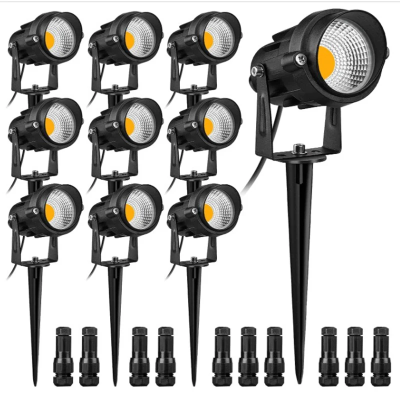 10PCS 12w capped floor lamp ground lamp landscape lamp COB low voltage 12v24v low voltage wide voltage