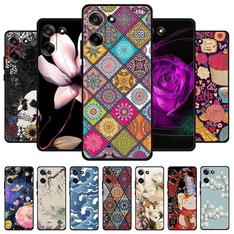 Funda para Xiaomi Poco X8 Pro, Funda Protectora de Silicona TPU Suave con Relieve 3D para Poco X8 Pro, Funda Antigolpes con Relieve 3D