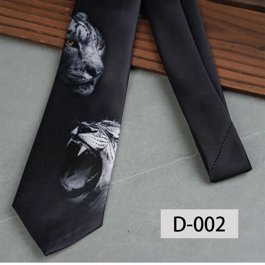 Cartoon Printed Necktie Corbatas Business Formal Men's Ties Casual Trend Fashion Characters Tie Male Apparel Accessories