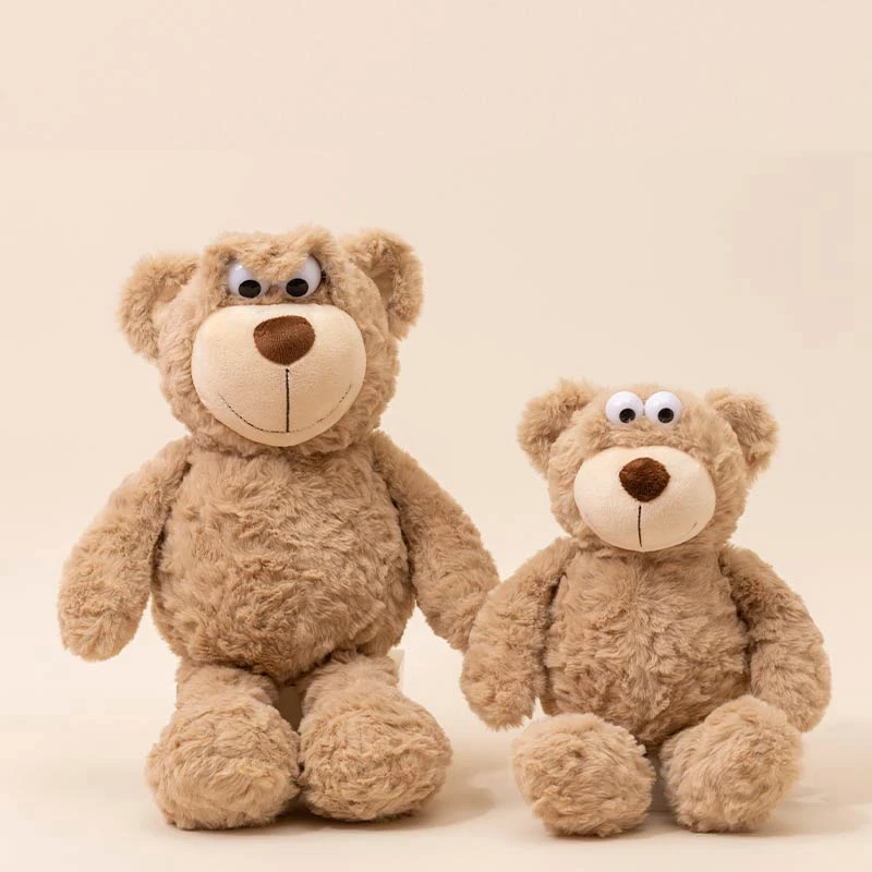 

New Cartoon Wide-open Eyes Bear Plush Toys Cozy Fluffy Children Appease Bear Doll Lovely Birthday Gift Kawaii Home Decor