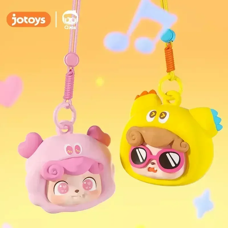 JOTOYS Q.kid emocional peludo serie MONSTERS bolsa para auriculares caja ciega juguetes Kawaii Anime figura de acción sorpresa caja misteriosa muñecas