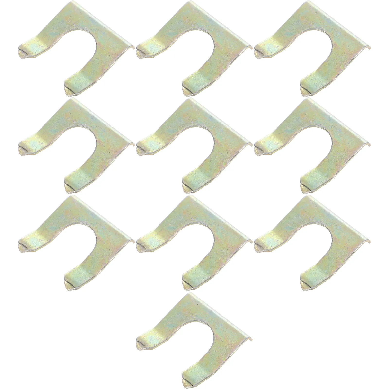 

10Pcs Brake Line U-Clip Clamp Iron Retaining Clip Positioning Holder for Cars Trucks Motorcycles Secure Brake Pipe Fixing