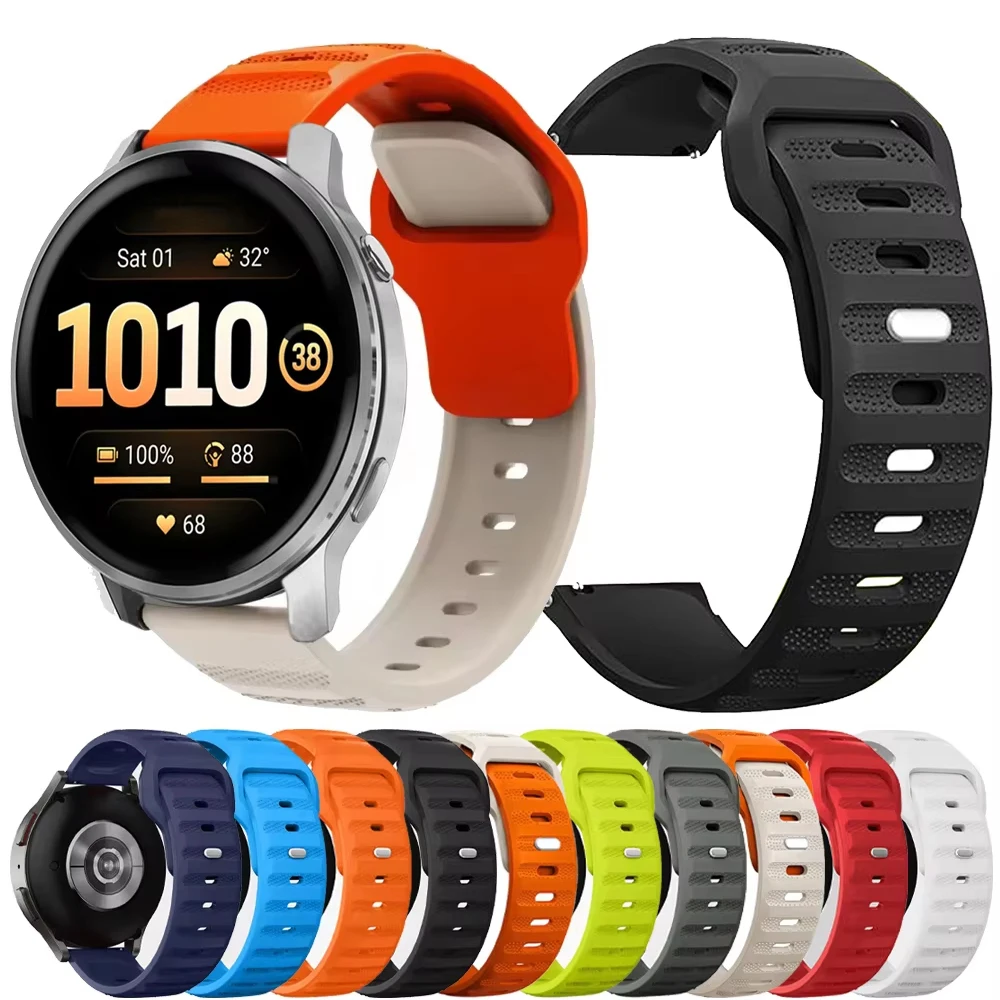 20mm 22mm Silicone Strap For Garmin Venu 4 45mm Bracelet Band Venu 2 3 SQ Vivoactive 6 5 4/Forerunner 55 158 970 255 245 265 645