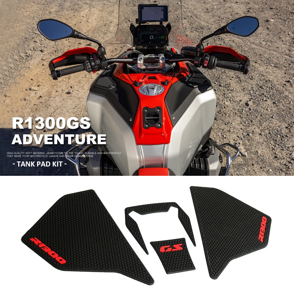 

Motorcycle Rubber Sticker Protection Tank Pad Kit Tank Protector Pad Cover Decal Sticker For BMW R1300GS Adventure ADV R1300GSA