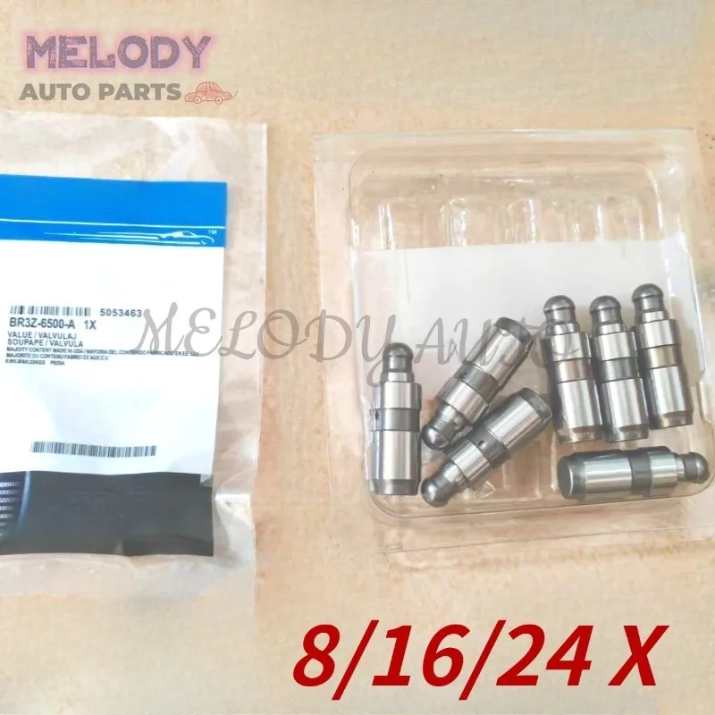 8/16/24PCS Engine Hydraulic Valve Lifters BR3Z-6500-A BR3Z6500A For Ford F150 Expedition Explorer Mustang Lincoln MKZ MKX