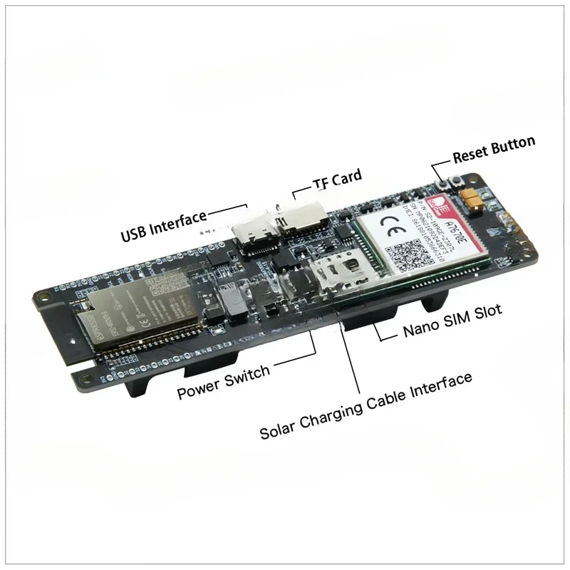 -PCIE/-SIM A7670E A7670SA R2 Wireless Module ESP32 Chip Support GSM/GPRS/4G LTE Development Board CAT1 MCU32