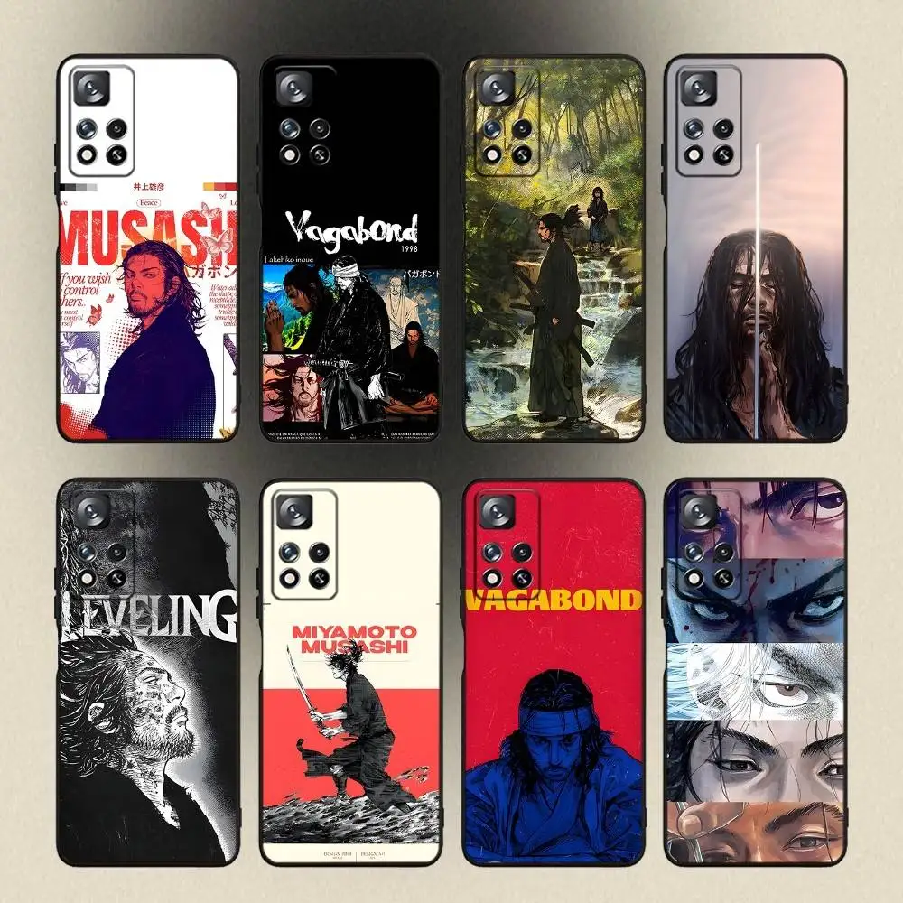 

Japanese Vagabond Samurai Phone Case For Samsung Galaxy A 91,80,73,72,53,52,51,22,5G,Plus,J,Note Soft Black Cover