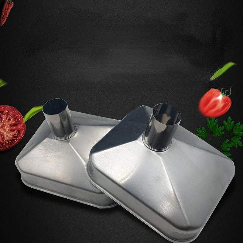 1PC Stainless steel funnel for large diameter hopper rectangular square kitchen funnels industrial wine liquid filling hoppers