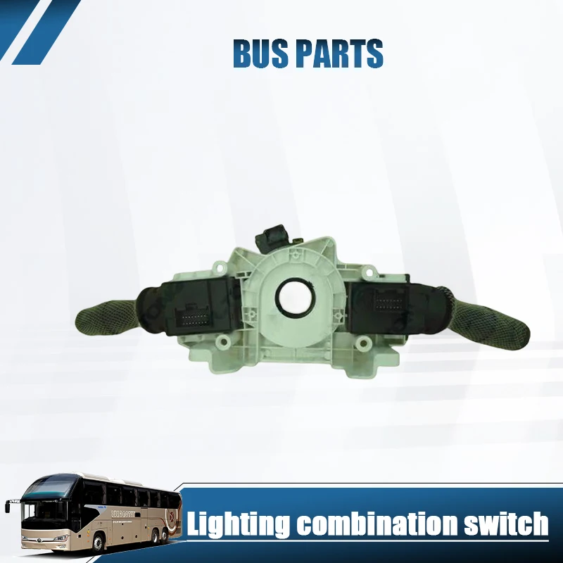 NEW Light Combination Switch Assembly φ450, without resistor, suitable for Yutong bus, KingLong minibus, and school bus parts