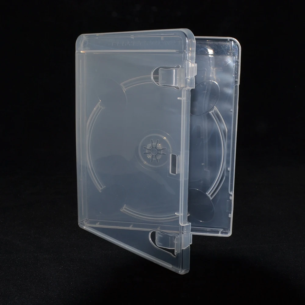 Caja protectora de almacenamiento de discos de CD para PlayStation3, carcasa para PS3, estuche transparente blanco