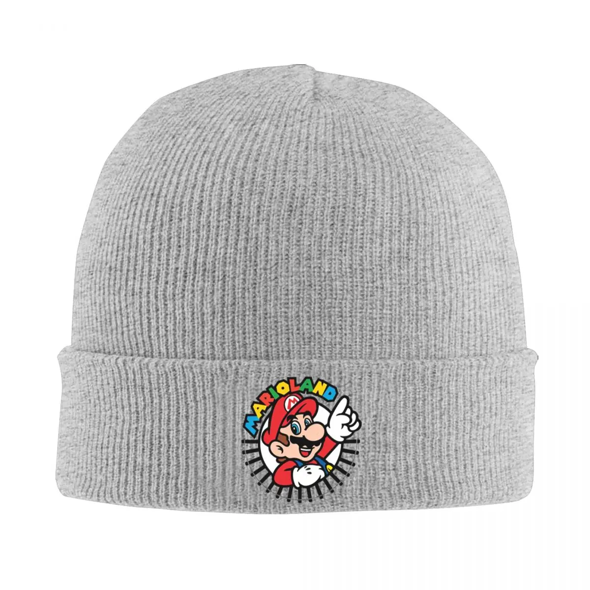 Super Mario Bonnet Hats Skullies Beanies Adult Unisex Casual Elastic Beanie Hats Winter Outdoor Design Cap