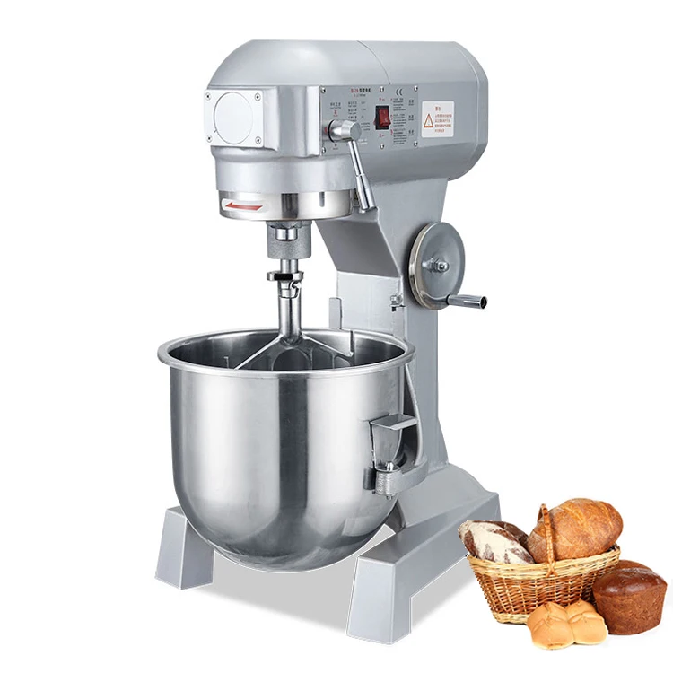 Bakery Equipment Dough Mixer 10L Electric Egg Cake Food Dough Blender Machine 500W Mix Noodles Stainless Steel
