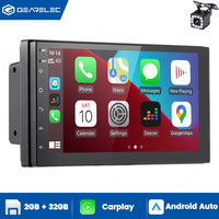 GEARELEC Android 13 Car Radio 2 Din Multimedia Video Player Carplay Android Auto Universal 7 Inch 2 din android Navi Auto Stereo