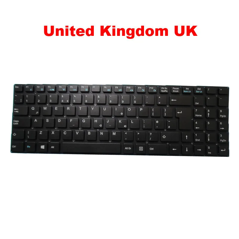 UK LA BR Layout Keyboard para Positivo Motion, I341TA-15, I341TAI-15, I581TA, I581TA-15, I581TAI, I581TAI-15, I34128A-15, Brasileiro, BR