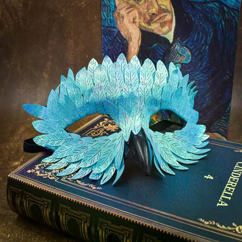Pássaro bico águia máscara cosplay coruja meia máscara facial masquerade carnaval vestir-se festa traje máscara de olho