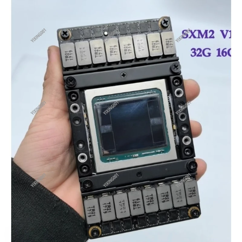 Gebrauchte V100 16G/32G SXM2 Deep Learning GPU-Grafikkarte Hochleistungs-Computing-Beschleuniger für AI Machine Learning 95 Neu