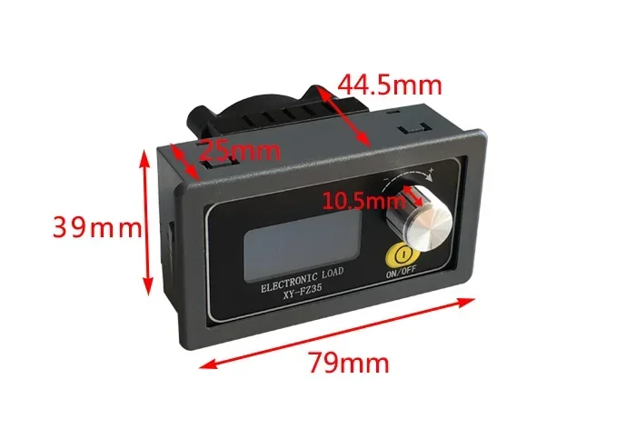 NEW Adjust Constant Current Electronic Load 1.5v~25v 5A 35W Battery Tester Discharge Capacity meter With TTL For arduino Module