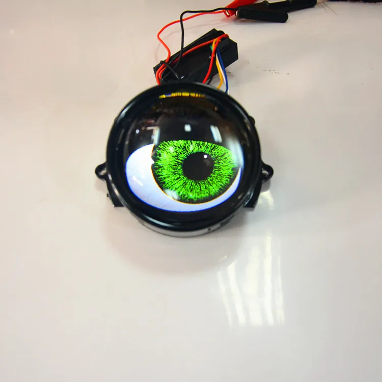 Dynamic big eye lights can be installed on fog lights-Applicable to most models-8 Modes