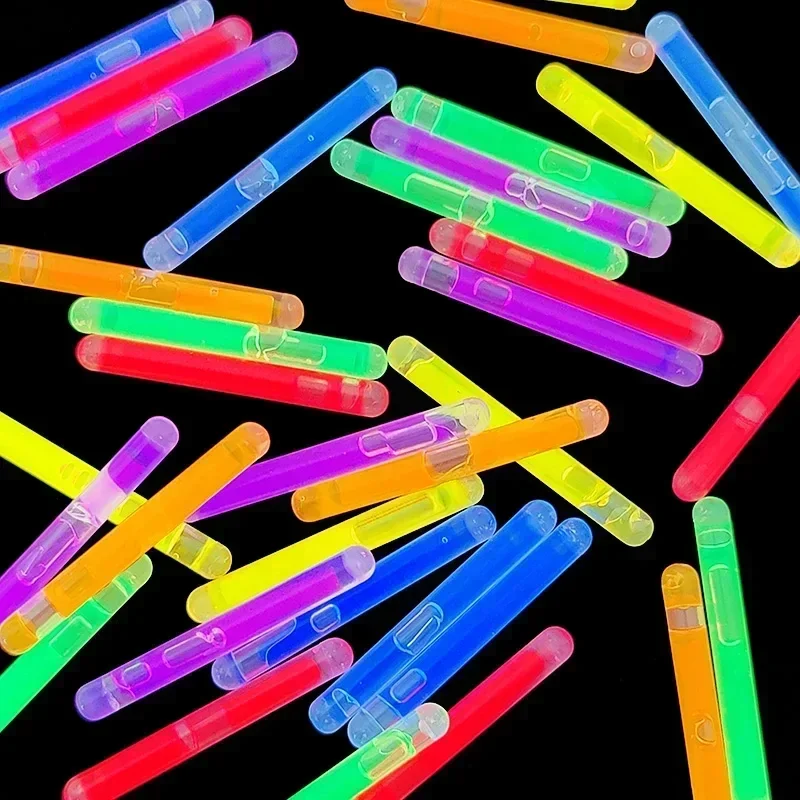 50/20/10Pcs Glowing Stick Bright Colorful Sticks Party Favors Halloween Wedding Christmas Birthdays Lighting Decoration Supply