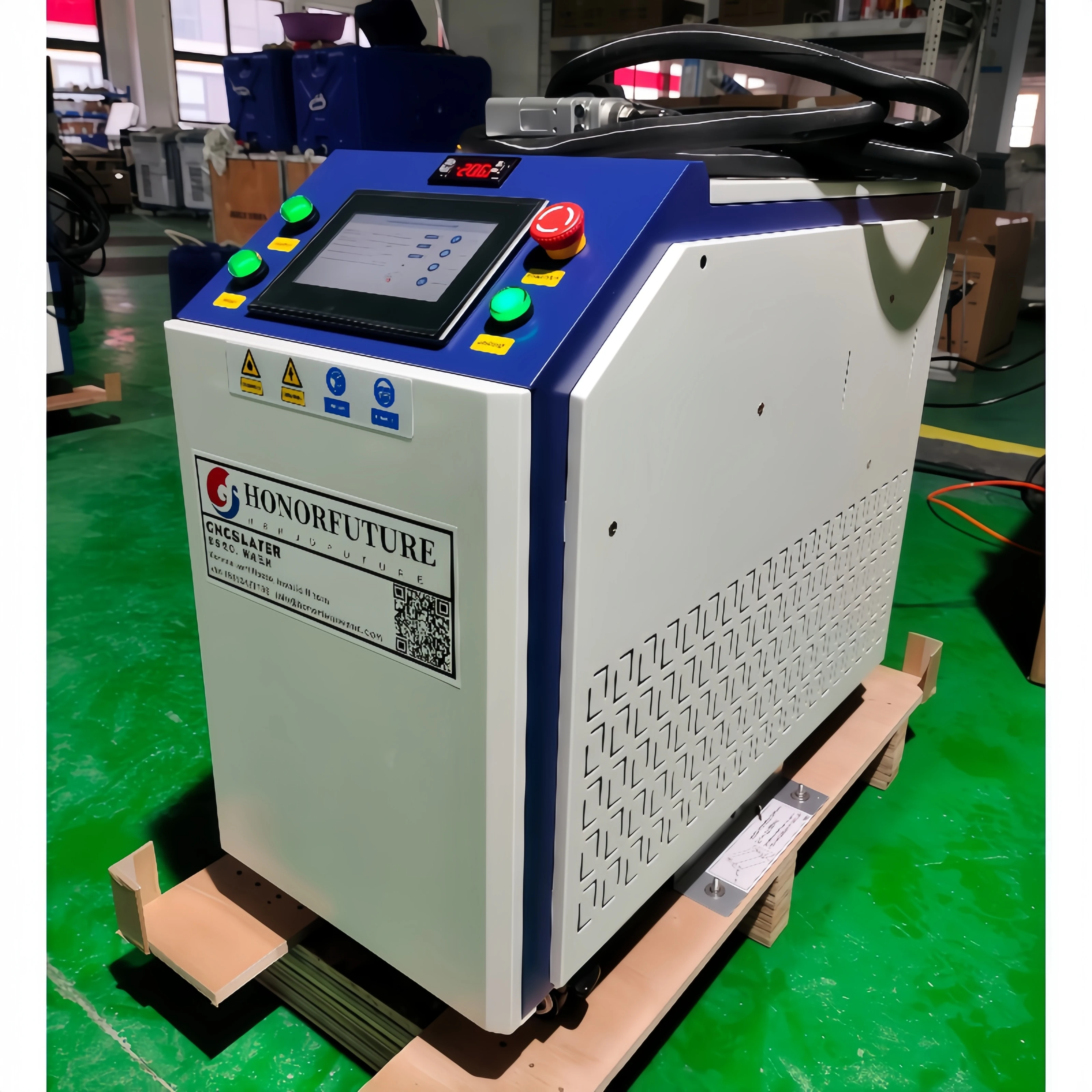 

Оптовая цена 1,5 кВт-6 кВт станок с ЧПУ металл 4 в 1, лазерная сварочная машина для очистки, высокое качество