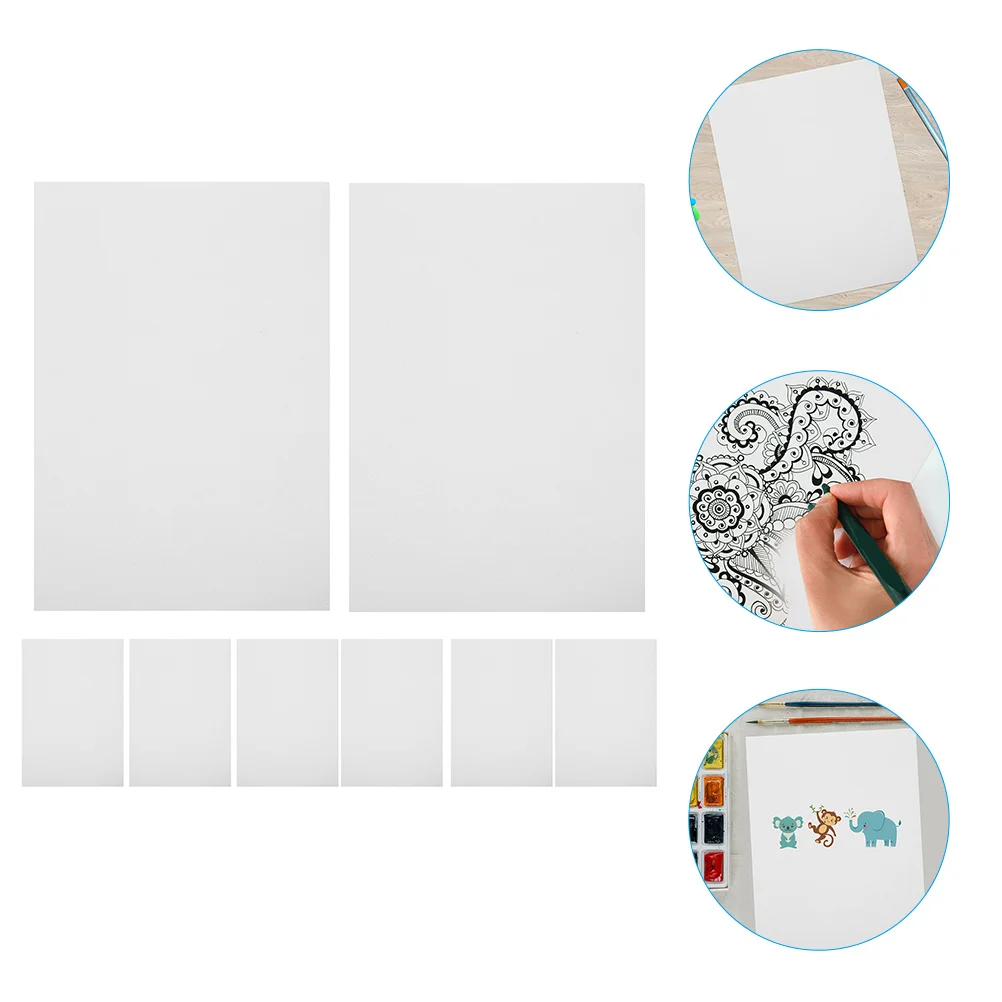 

100 Sheets Watercolor Paper for Kids Premium Drawing Paper Thick Wear-Resistant for Markers Colored Pencils Crayons Children Art