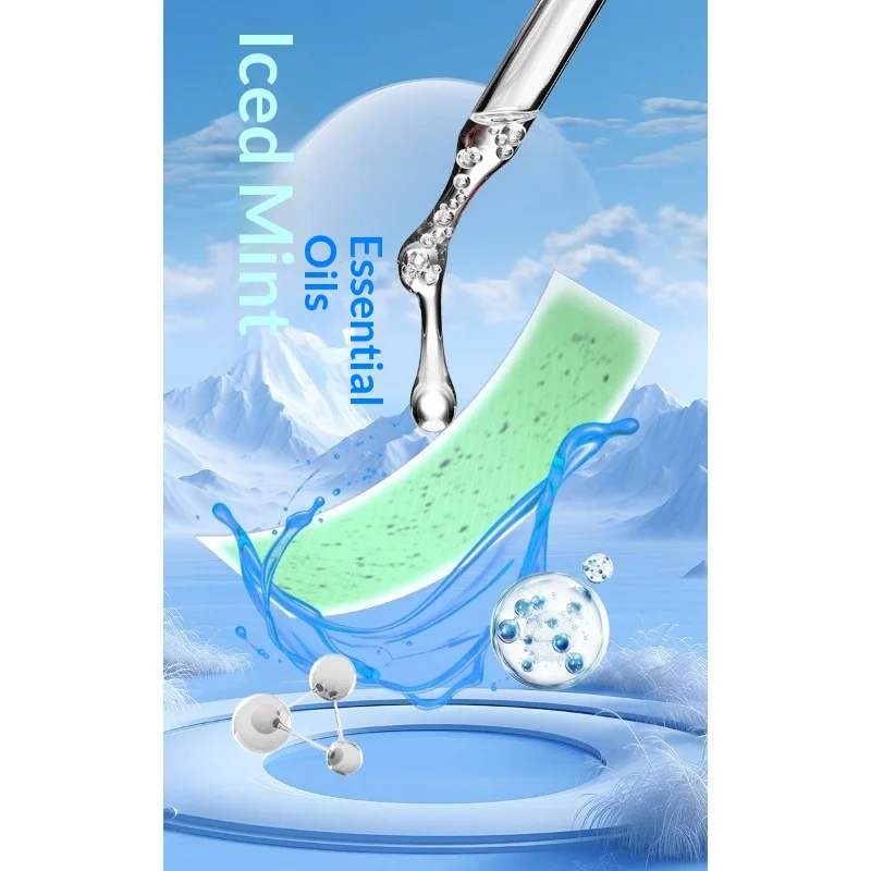 10 pieces of Perilla Summer Heat Cooling Patch | Physical cooling, instantly cool upon application, long-lasting freshness