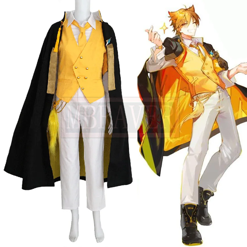 

Vtuber Nijisanji Kenmochi Touya Gaku Cosplay Costume Halloween Christmas Party Uniform Custom Made Any Size