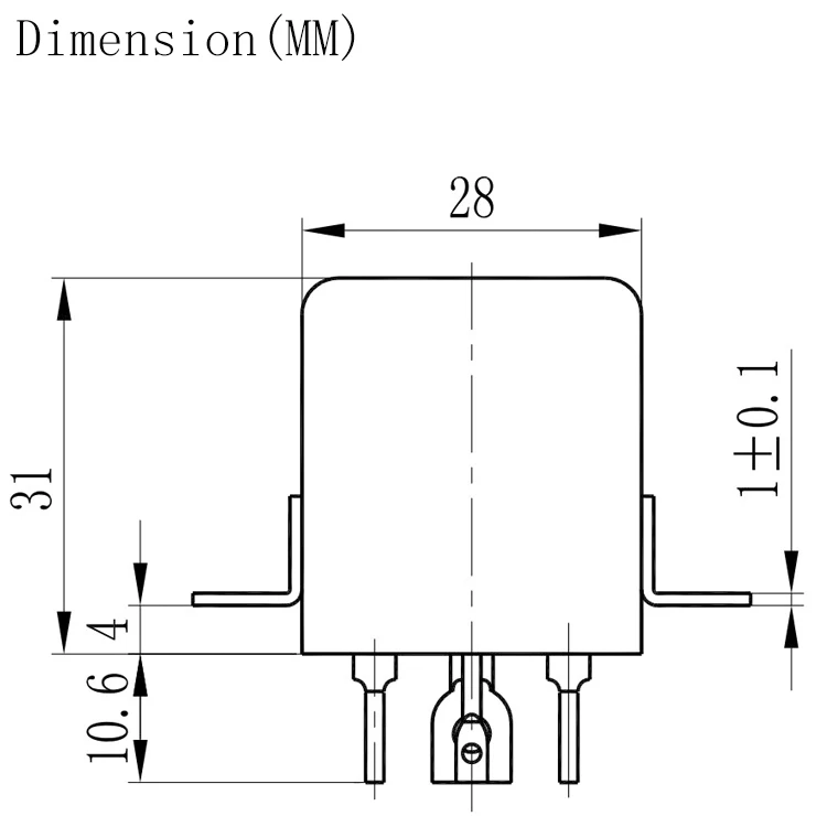 FRJQX-129M Small High Power Sealed Electromagnetic Mini Relay 220V AC 20A Balance Force Relay