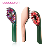 LESCOLTON Hair Growth Comb Red Light Therapy LED Hair Care Comb EMS Scalp Massager for Women and Men Hair Growth Brush Home Use