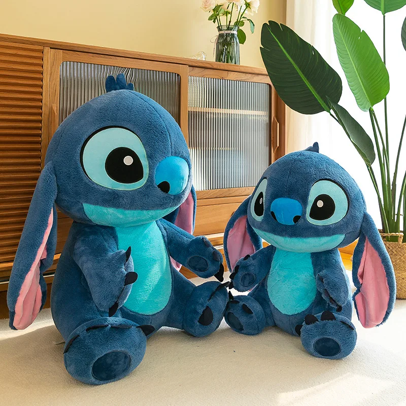 35Cm Disney Stitch Pluche Speelgoed Kids Boter Zittende Steek Zacht Gevulde Anima Auto Kussen Geruststellend Speelgoed Kerst En Verjaardagscadeau