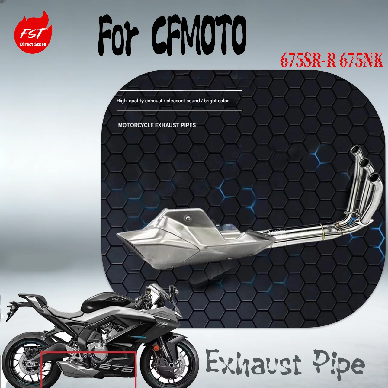 

Valve Exhaust for CFMOTO, OEM Look Street Legal, tfs AR Sound, Full & Slip-On Available, Bolt-On Performance Upgrade