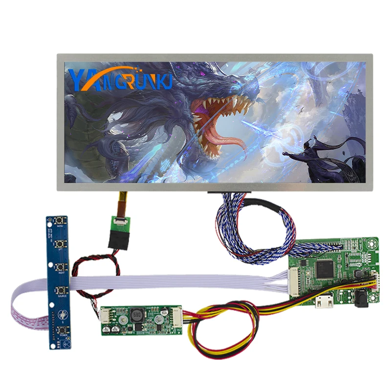 10.3Inch DJ103IA-03B 1920x720 50Pin LVDS LCD Complete HDMI Driver Kit For Industrial Terminal & Automotive Instrument Panel