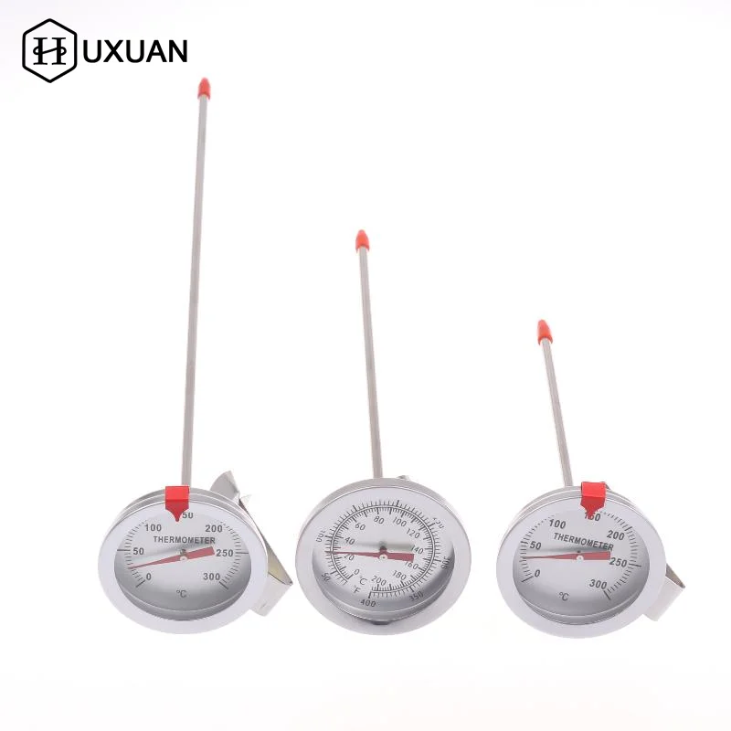 1pcs 0~200℃ 0~300℃ Cooking Temperature Meter Stainless Steel Probe Thermometer Kitchen Tools Milk Coffee Food Meat Gauge