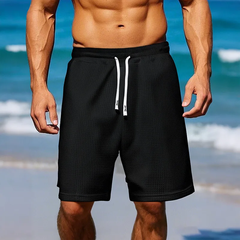 

Men's Quick-Dry Solid Color Casual Shorts For Summer Shorts Pants Academia