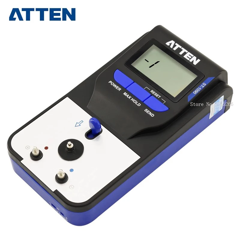 ATTEN ST-1090 เครื่องวัดอุณหภูมิดิจิตอลความแม่นยําสูงเครื่องวัดอุณหภูมิสําหรับเคล็ดลับหัวแร้ง + เซ็นเซอร์ไร้สารตะกั่ว 10 ชิ้น