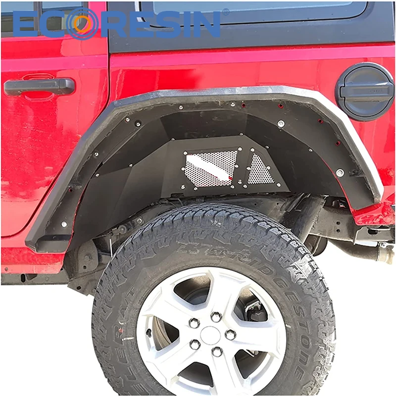 For Wrangler Jeep JL 2018-2023 Fender Inner Support  Aluminium Leaf Lining