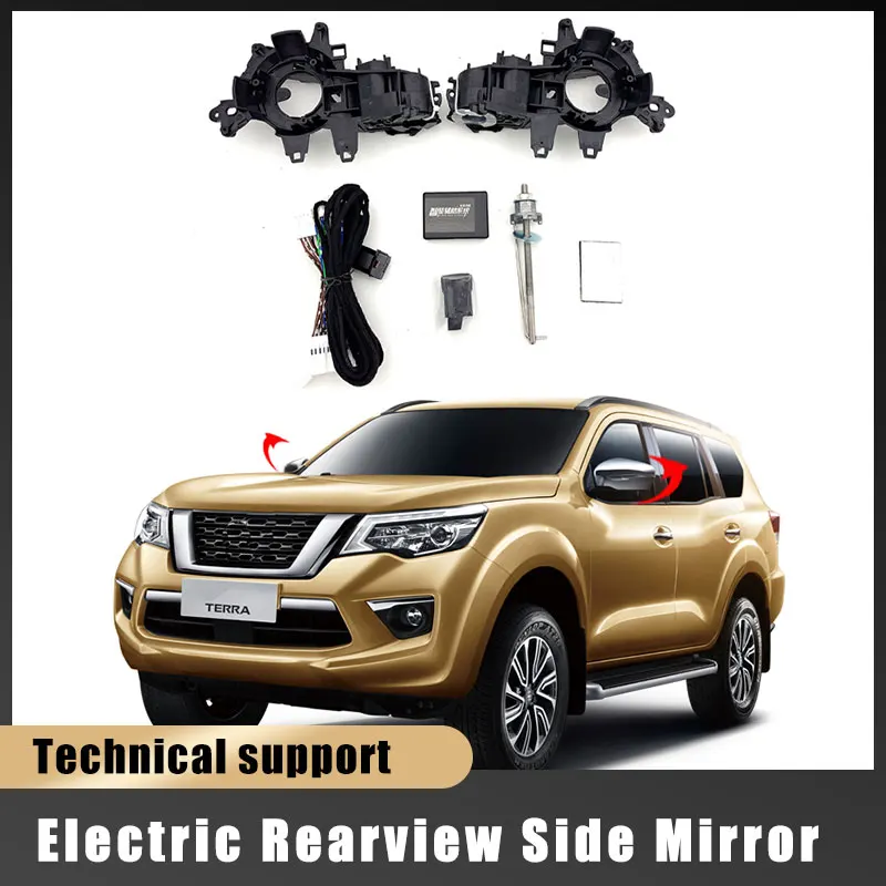 For Nissan Terra 2019-2023 Auto Intelligent Automatic Car Electric Rearview Side Mirror Folding System Kit Module