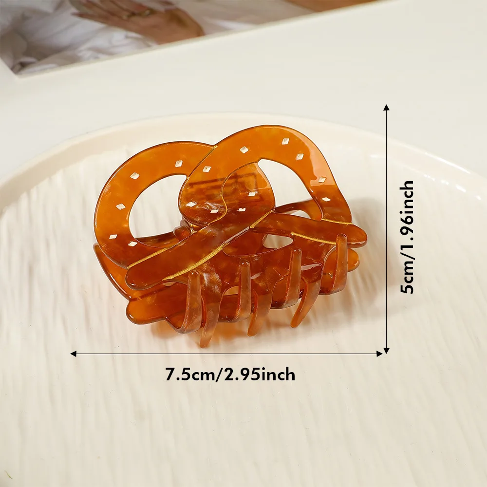 خمر مشبك شعر مقاطع الإبداعية القرش كليب لطيف الخبز مخلب شعر Brezen مخلب شعر مقاطع الشعر التفتيل اكسسوارات للنساء