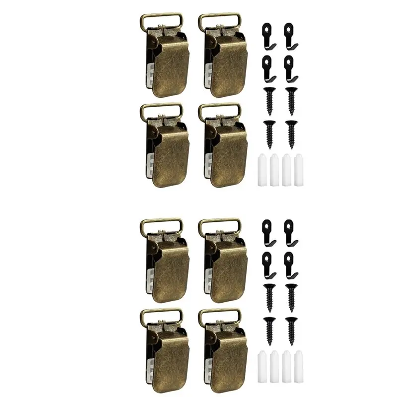 AB46-Rug Hangers For Walls For Carpet Hangers Clamps Wall Curtains Drapery Quilting Textile Wall