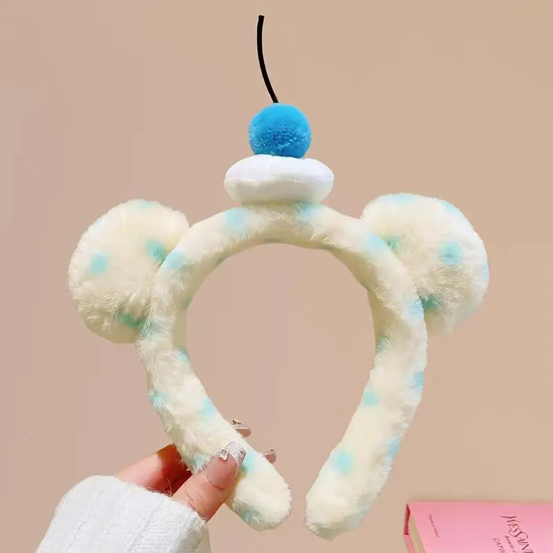 

Плюшевая повязка для волос в виде краба, рождественская повязка на голову, современная плюшевая повязка для повседневной носки, фотосессий и вечеринок