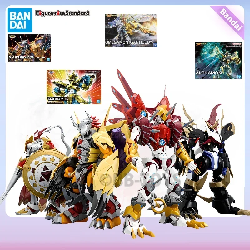 In Stock BB Bandai FRS Standard Amplified Digimon Anime Metal Garurumon Action Figure WarGreymon Plastic Assembly Model Toys