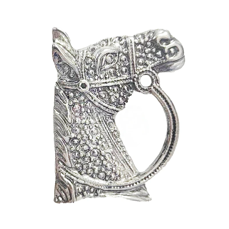 Vintage Pferdekopf Broschen Herren Anzug Hemd Abzeichen Metall Tier Anstecknadeln Corsage Mode Kleidung Accessoires Hohe Qualität – Detail 5