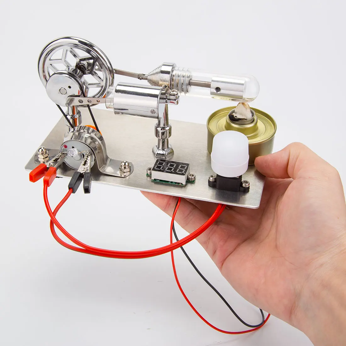 

Модель двигателя Стирлинга, генератор, мини-металлический паровой двигатель, физический эксперимент, популярное научное производство, изобретение, игрушки, модель в подарок